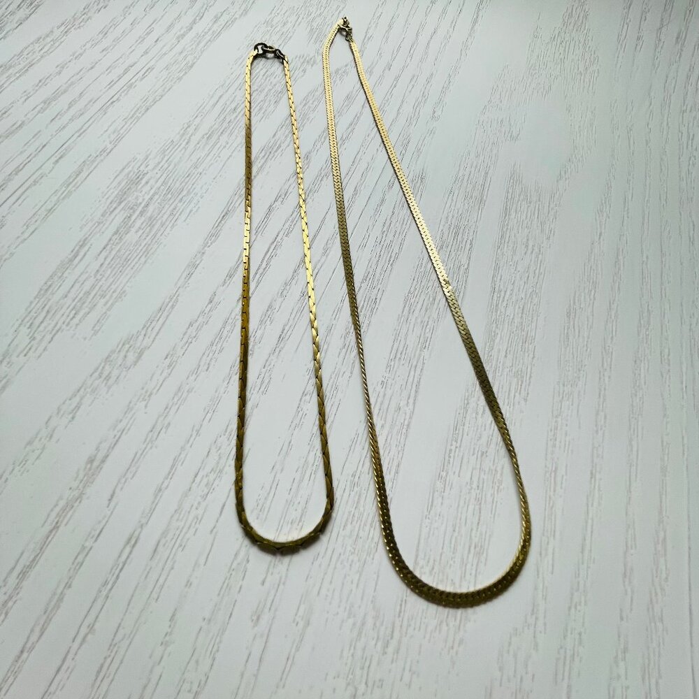 2x Serpent Link Necklaces - Picture 3 of 6